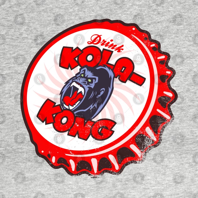 Retro VIntage kola Kong Soda Bottlecap by StudioPM71